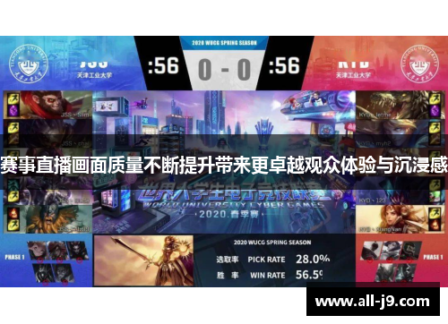 赛事直播画面质量不断提升带来更卓越观众体验与沉浸感